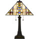 Draxen 24 inch 75 watt Valiant Bronze Table Lamp Portable Light