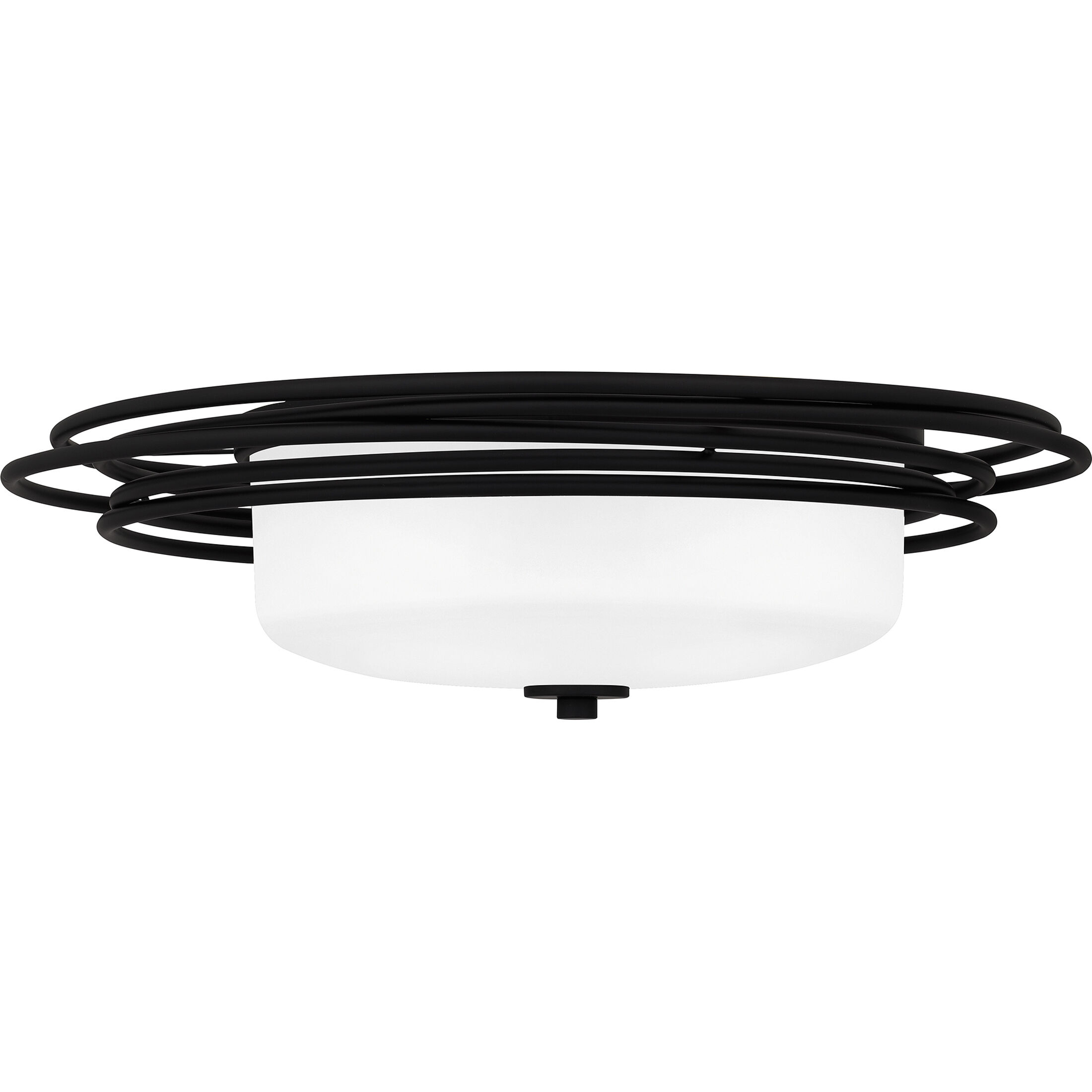 Calliope 2 Light 20.5 inch Matte Black Flush Mount Ceiling Light