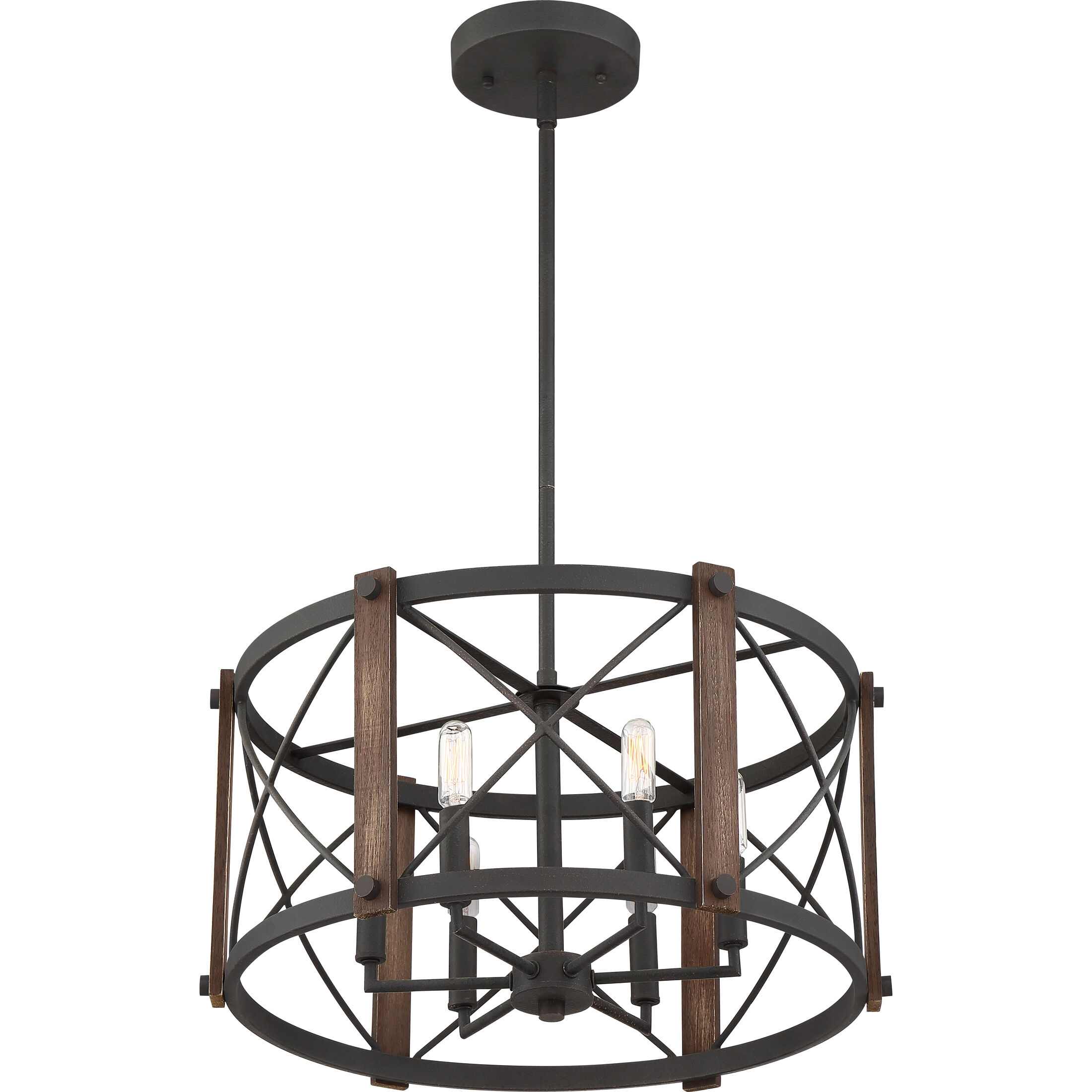 Quoizel BRO2820MK Baron 6 Light 20 inch Marcado Black Quoizel BRO2820MK Baron 6 Light 20 inch Marcado Black