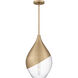 Drover 1 Light 12 inch Bronze Gold Pendant Ceiling Light
