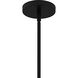 Govada 1 Light 6 inch Matte Black Mini Pendant Ceiling Light, Small