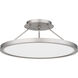 Outskirts LED 20 inch Brushed Nickel Semi-Flush Mount Ceiling Light