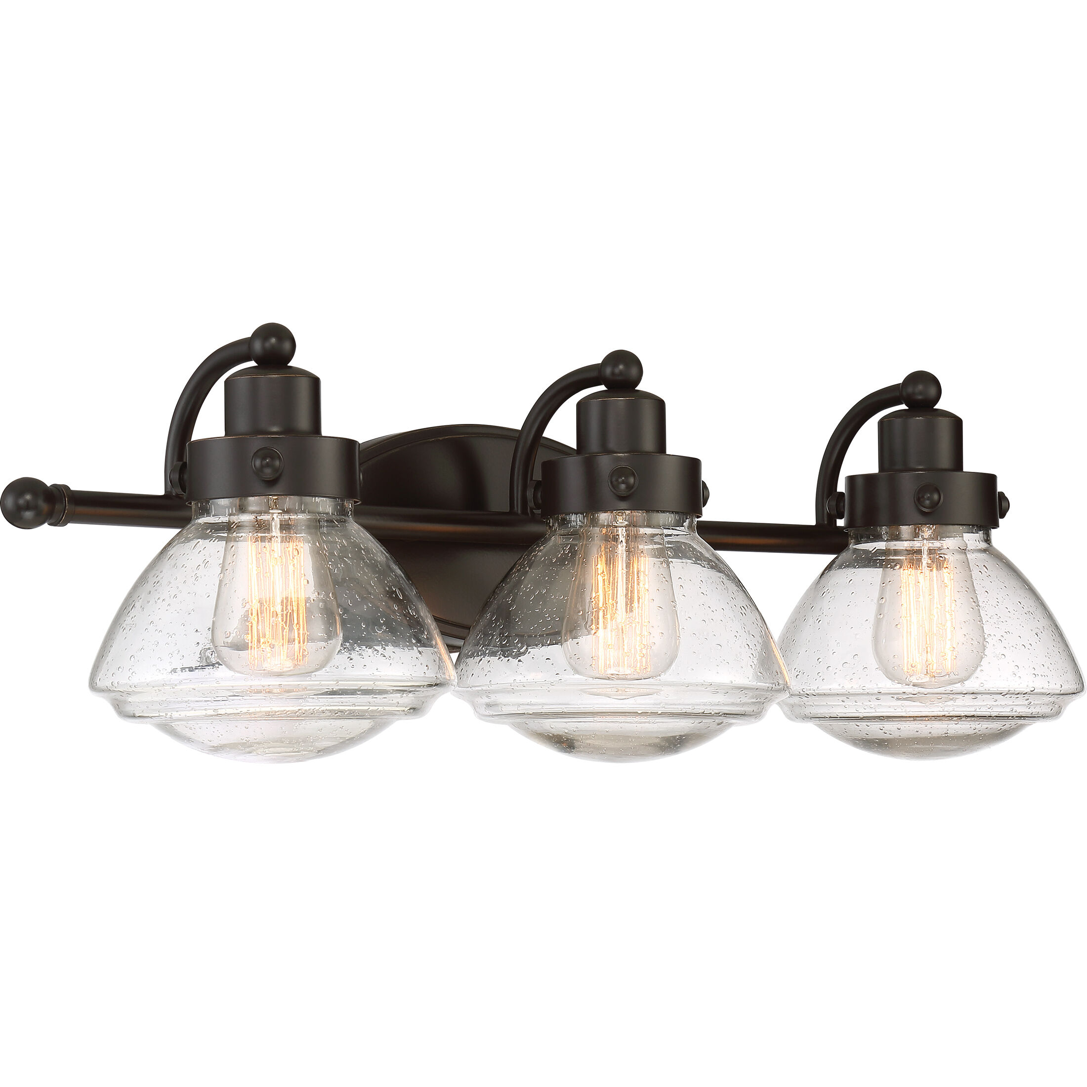 Scholar 3 Light 25 inch Palladian Bronze Bath Light Wall Light