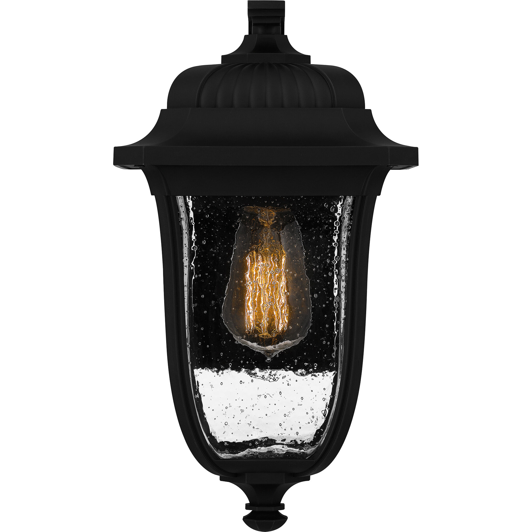 Mulberry 1 Light 14 inch Matte Black Outdoor Wall Lantern