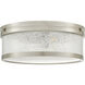 Micah 3 Light 16 inch Brushed Nickel Flush Mount Ceiling Light