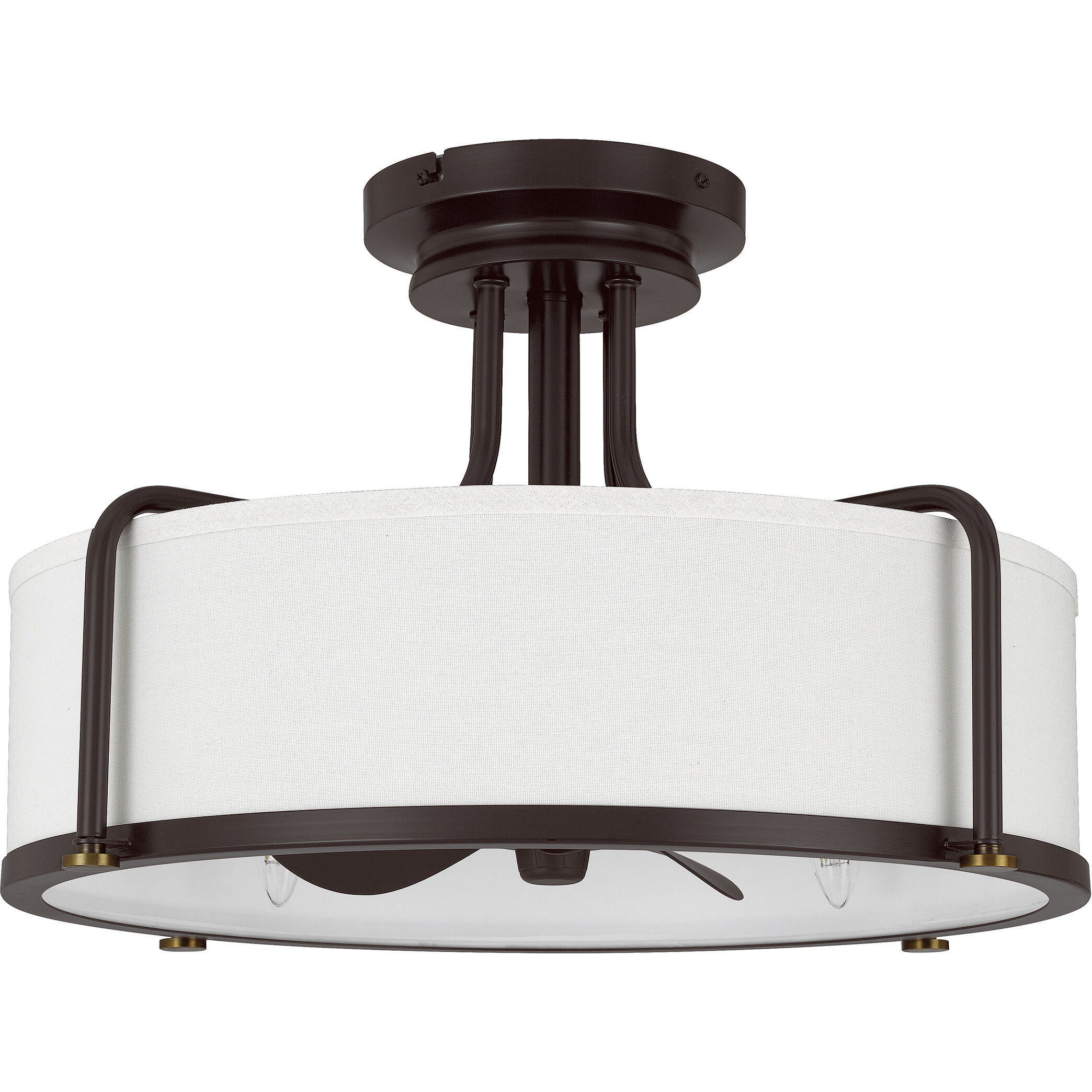 Calvary 23 inch Western Bronze with Brown Blades Fandelier