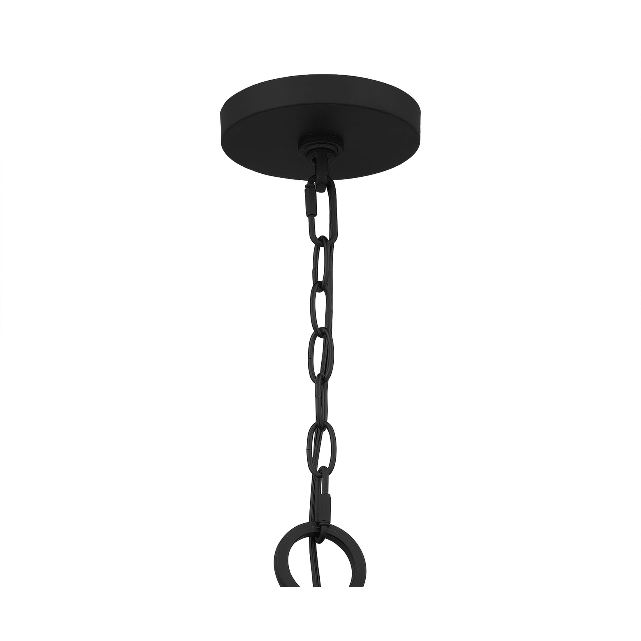 Croix 8 Light 36 inch Matte Black Chandelier Ceiling Light