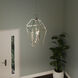 Aviary 3 Light 10 inch Brushed Nickel Foyer Chandelier Ceiling Light