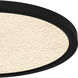 Outskirts LED 20 inch Earth Black Flush Mount Ceiling Light, Large