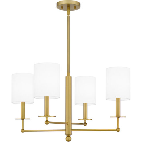 Ardsley 4 Light 25 inch Aged Brass Chandelier Ceiling Light