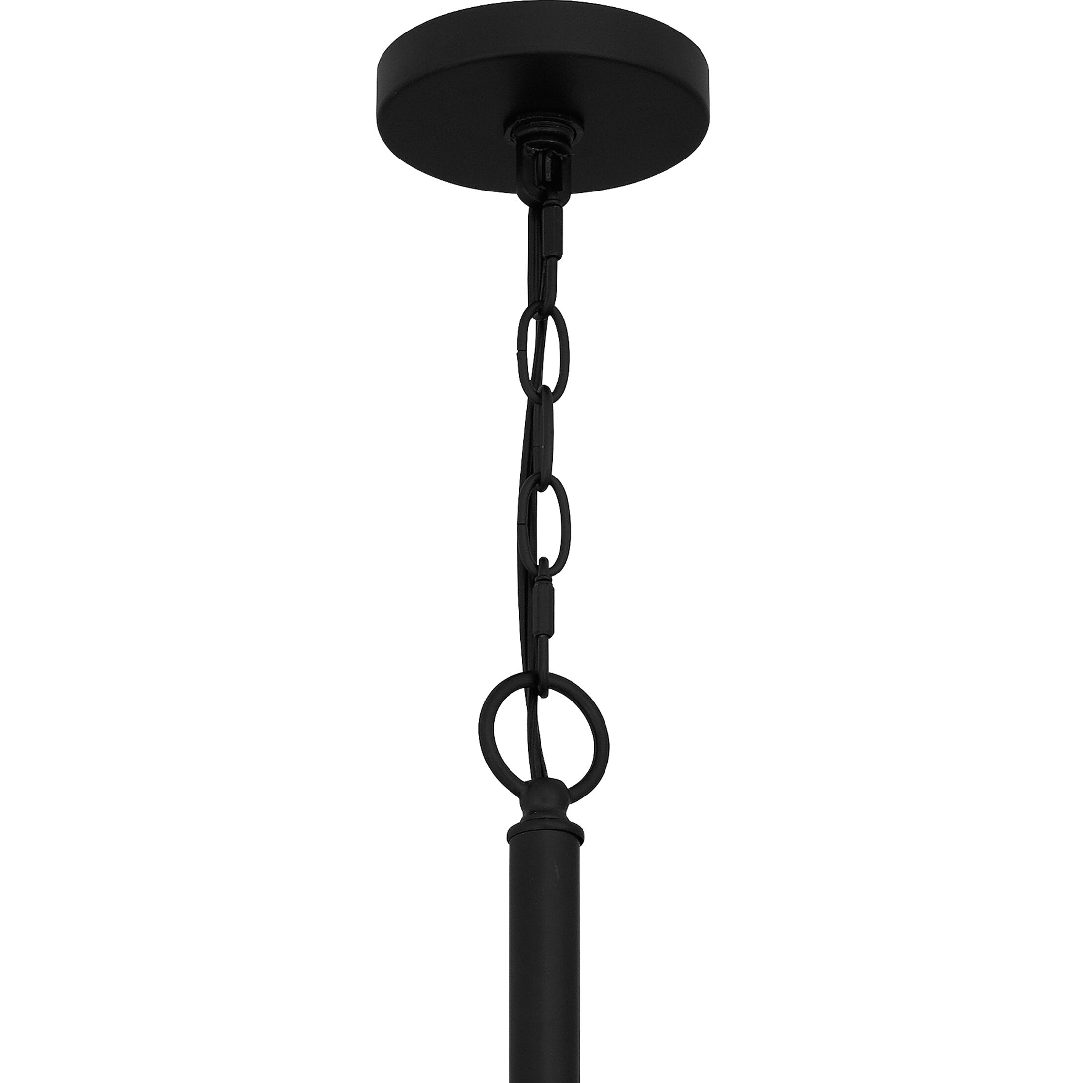 Abner 18 Light 32 inch Matte Black Chandelier Ceiling Light