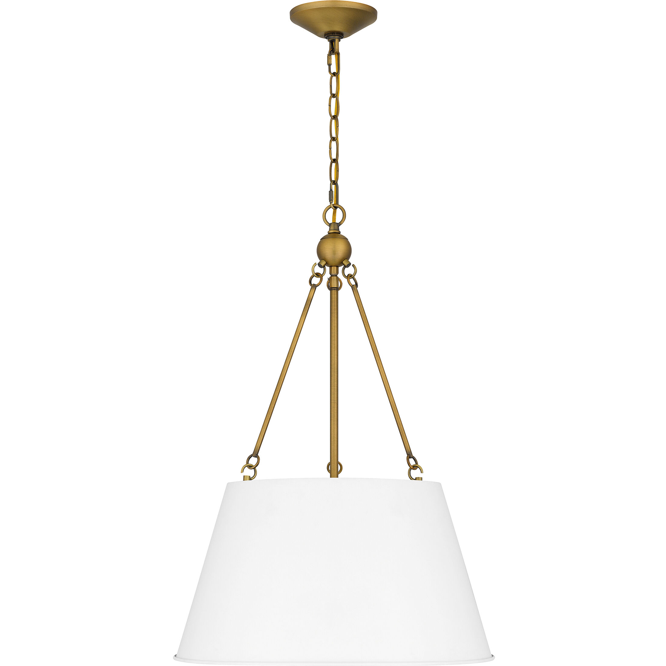 Quoizel QP5597W Aberdale 4 Light 19 inch White Lustre