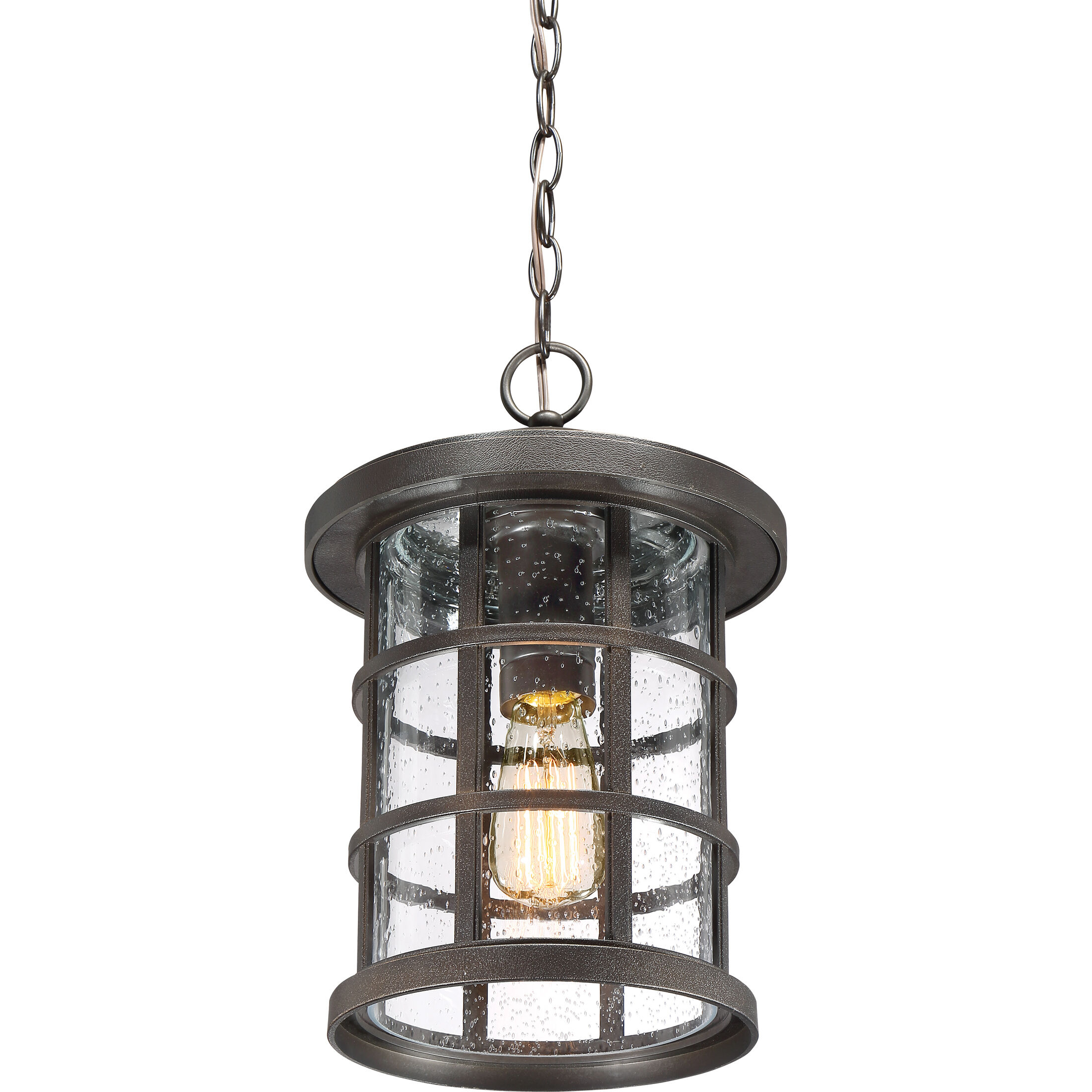Crusade 1 Light 10 inch Palladian Bronze Outdoor Hanging Lantern