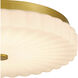 Cherbury LED 16 inch Brushed Gold Flush Mount Ceiling Light, Medium