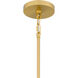 Stoneland 1 Light 8 inch Brushed Gold Mini Pendant Ceiling Light, Small