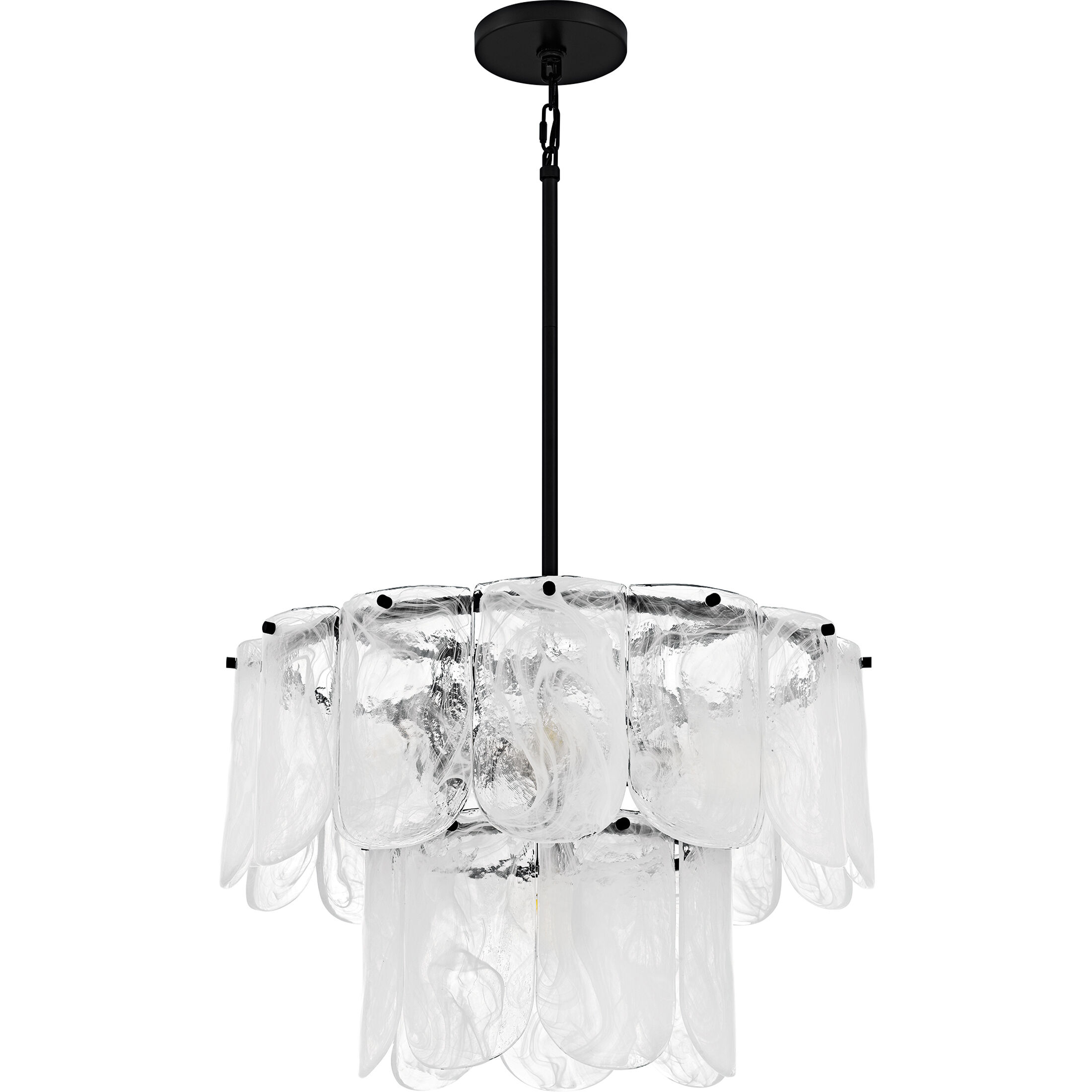 Cassidy 5 Light 23.5 inch Matte Black Pendant Ceiling Light, Large
