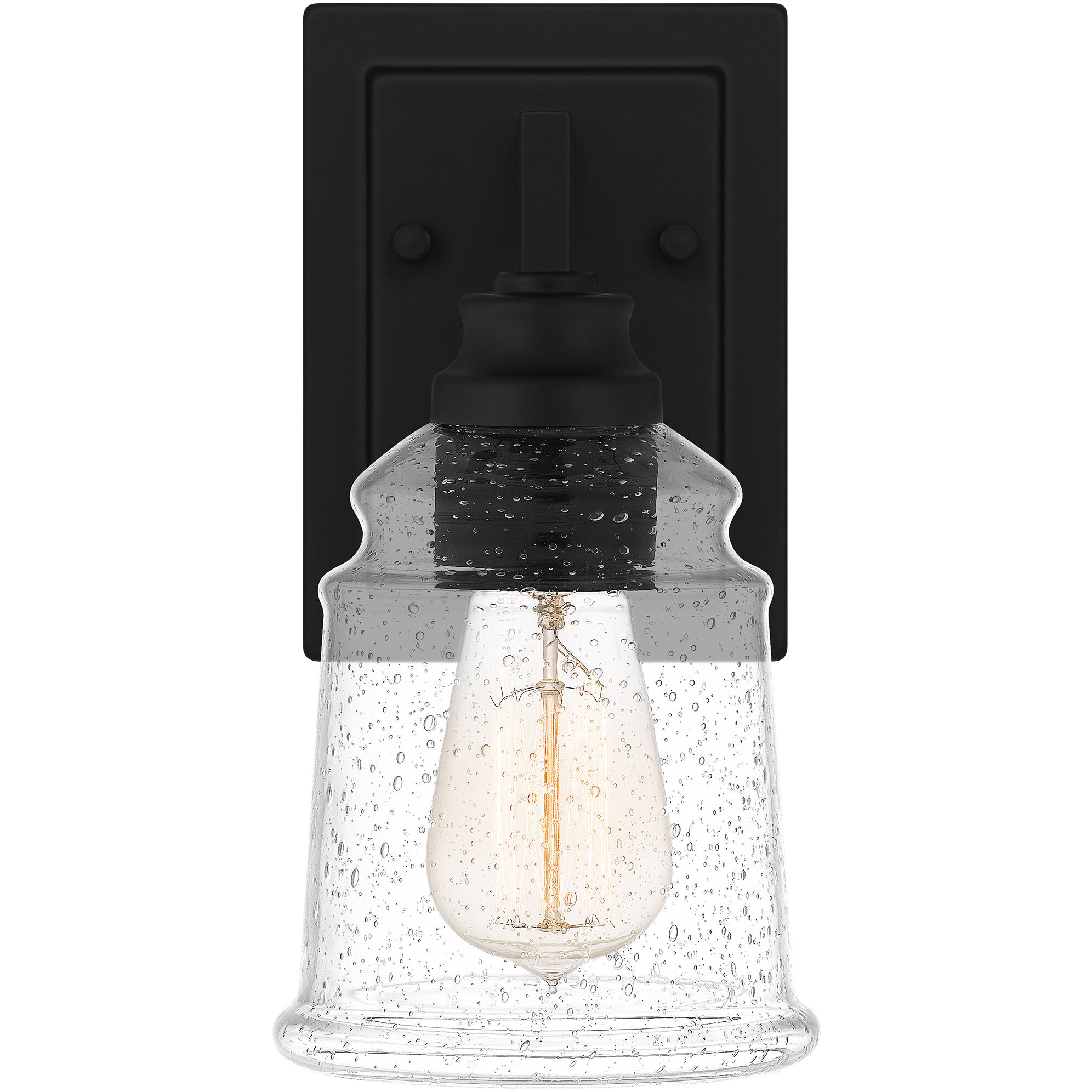 McIntire 1 Light 5 inch Matte Black Wall Sconce Wall Light