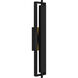 Pointsett LED 30 inch Matte Black Outdoor Wall Lantern, Extra Large