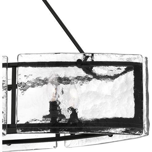 Fortress 6 Light 39 inch Earth Black Island Light Ceiling Light