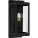 Eastover 1 Light 13 inch Earth Black Outdoor Wall Lantern, Small