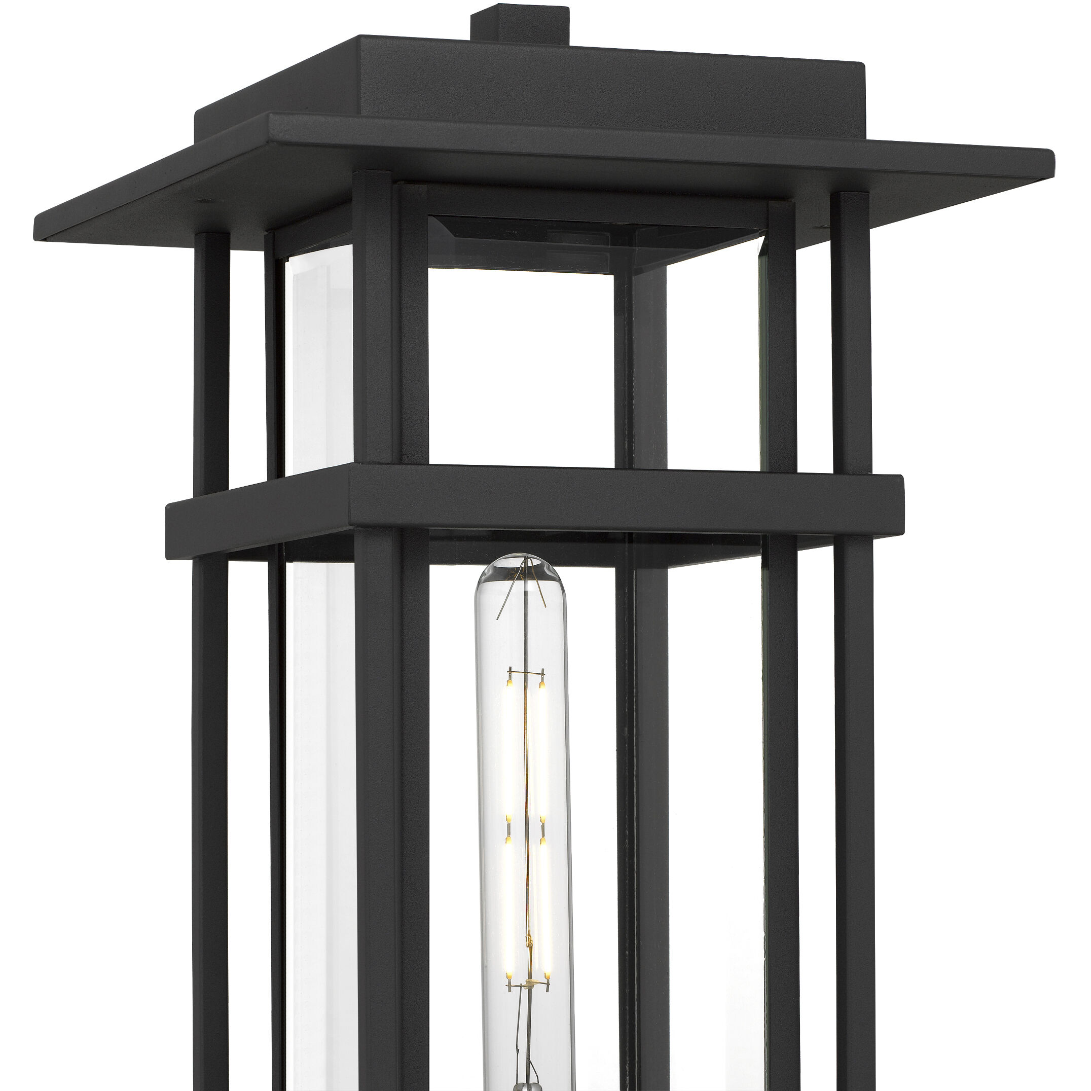 Morgan 1 Light 10 inch Earth Black Outdoor Hanging Lantern
