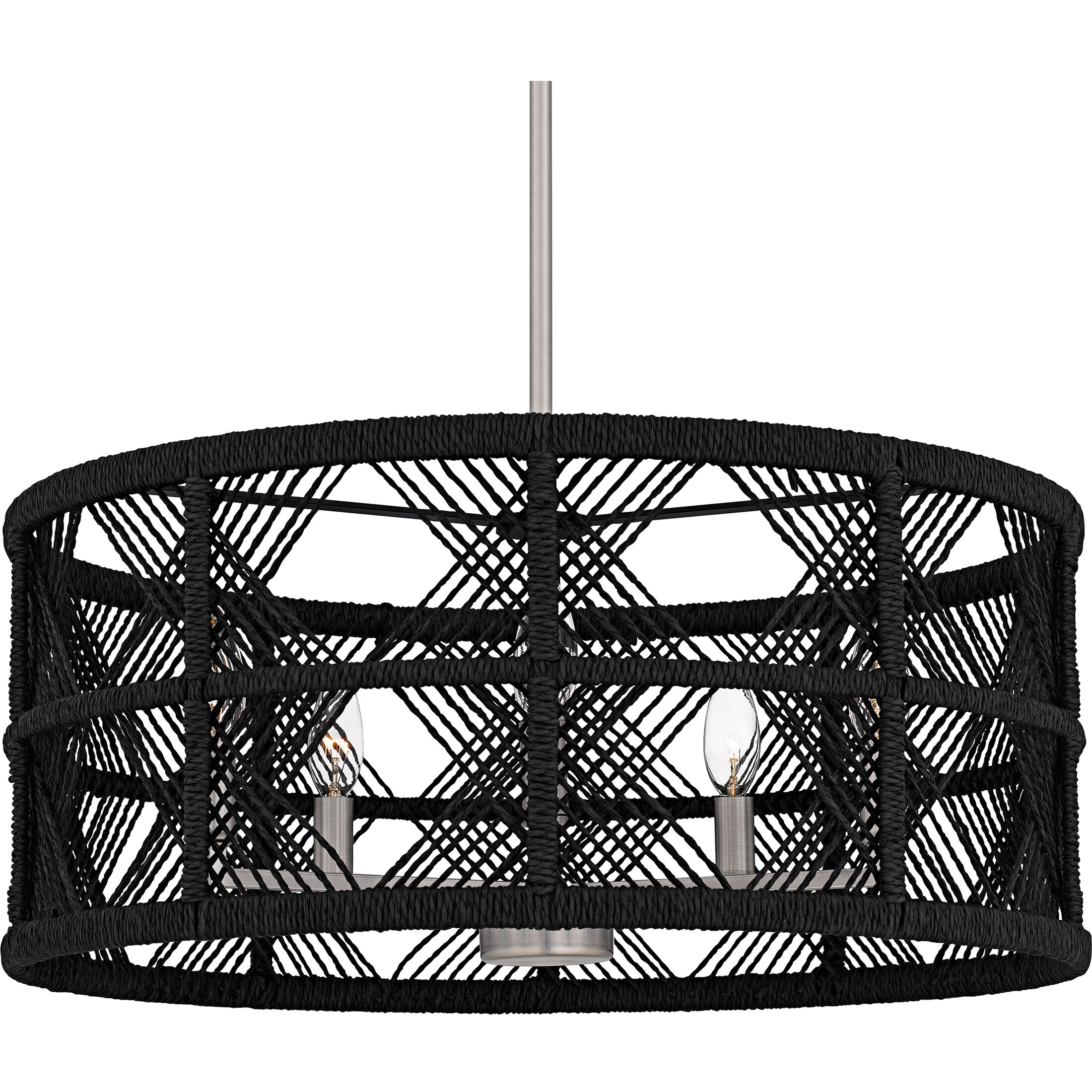 Axford 5 Light 22 inch Antique Nickel Pendant Ceiling Light, Large