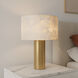 Leland 20 inch 100 watt Brushed Gold Table Lamp Portable Light