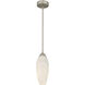 Burnett LED 5 inch Brushed Nickel Mini Pendant Ceiling Light