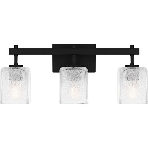 Brenthouse 3 Light 22.5 inch Matte Black Bath Light Wall Light, Large