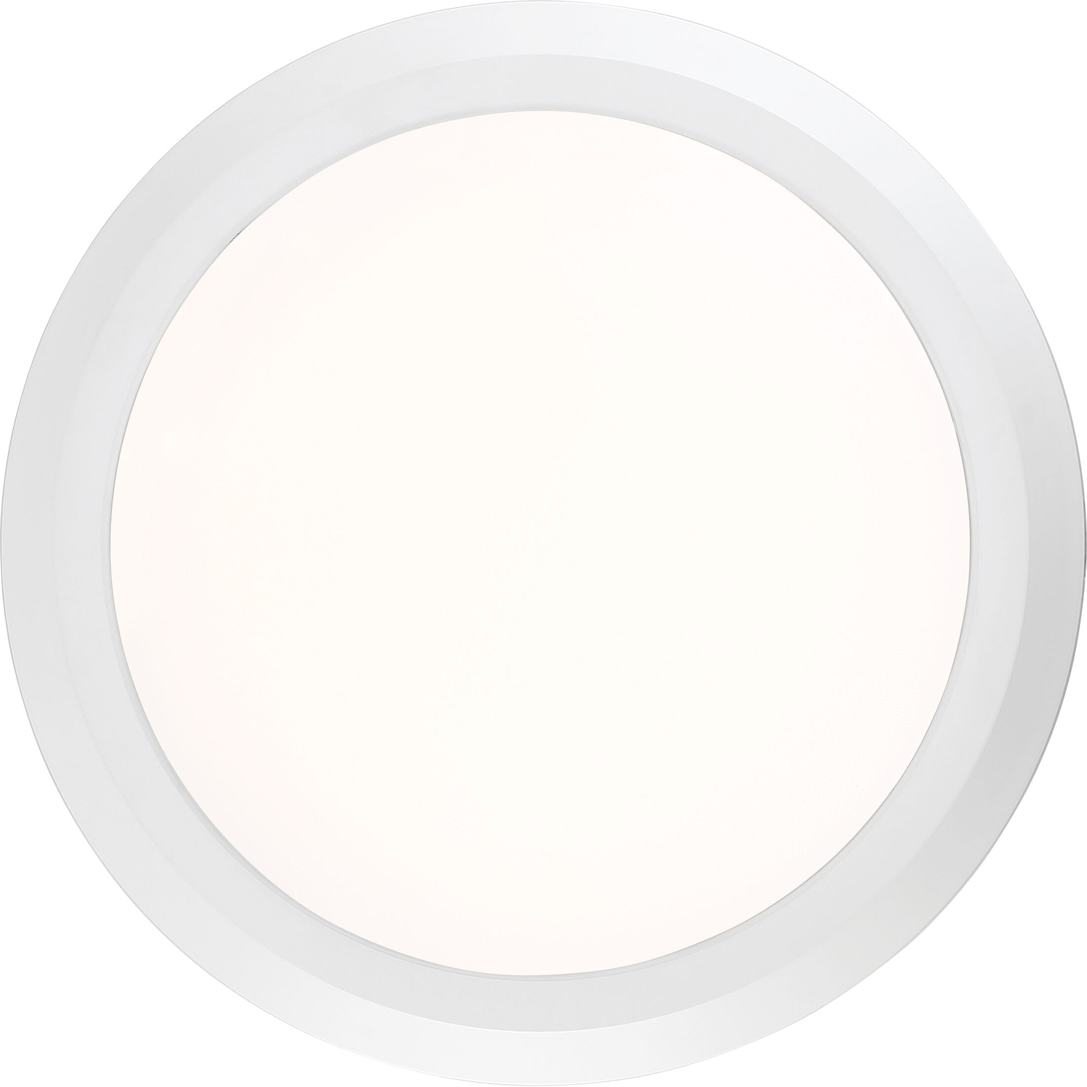 Verge LED 16 inch Fresco Flush Mount Ceiling Light in White Lustre