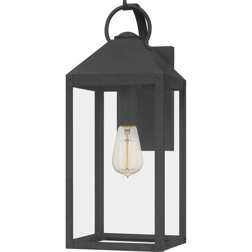 Thorpe 1 Light 20 inch Mottled Black Outdoor Wall Lantern, Large