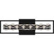 Dazzle LED 24 inch Matte Black Bath Light Wall Light, Medium
