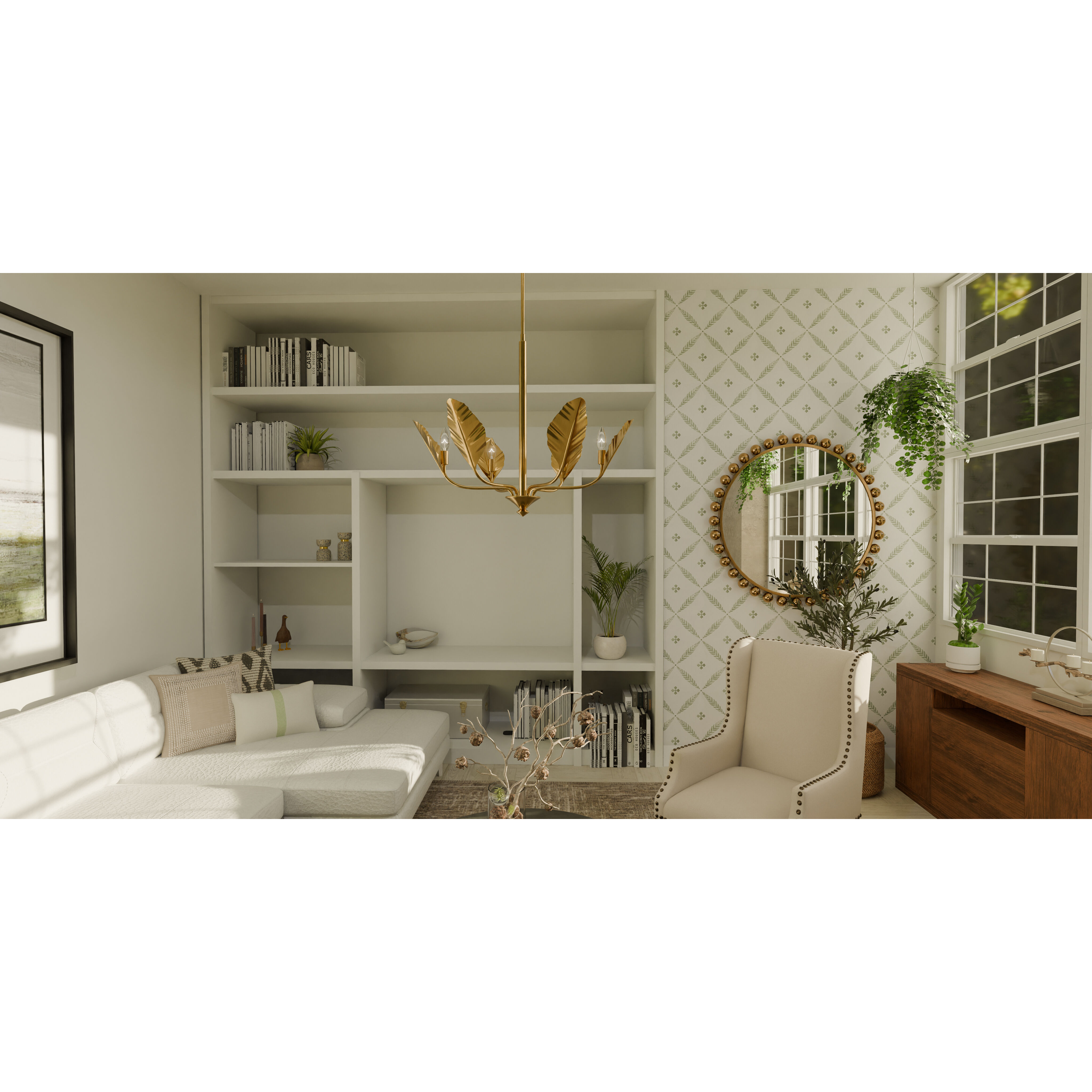 Bayley 6 Light 28 inch Aged Brass Chandelier Ceiling Light