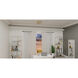 Vistaria LED 13.75 inch Brushed Gold Flush Mount Ceiling Light, Medium