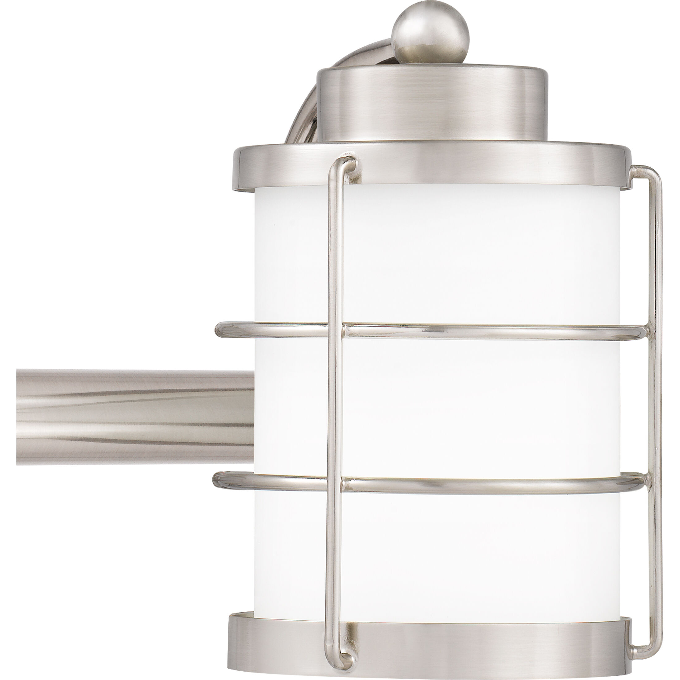 Hazlett 3 Light 23 inch Brushed Nickel Bath Light Wall Light