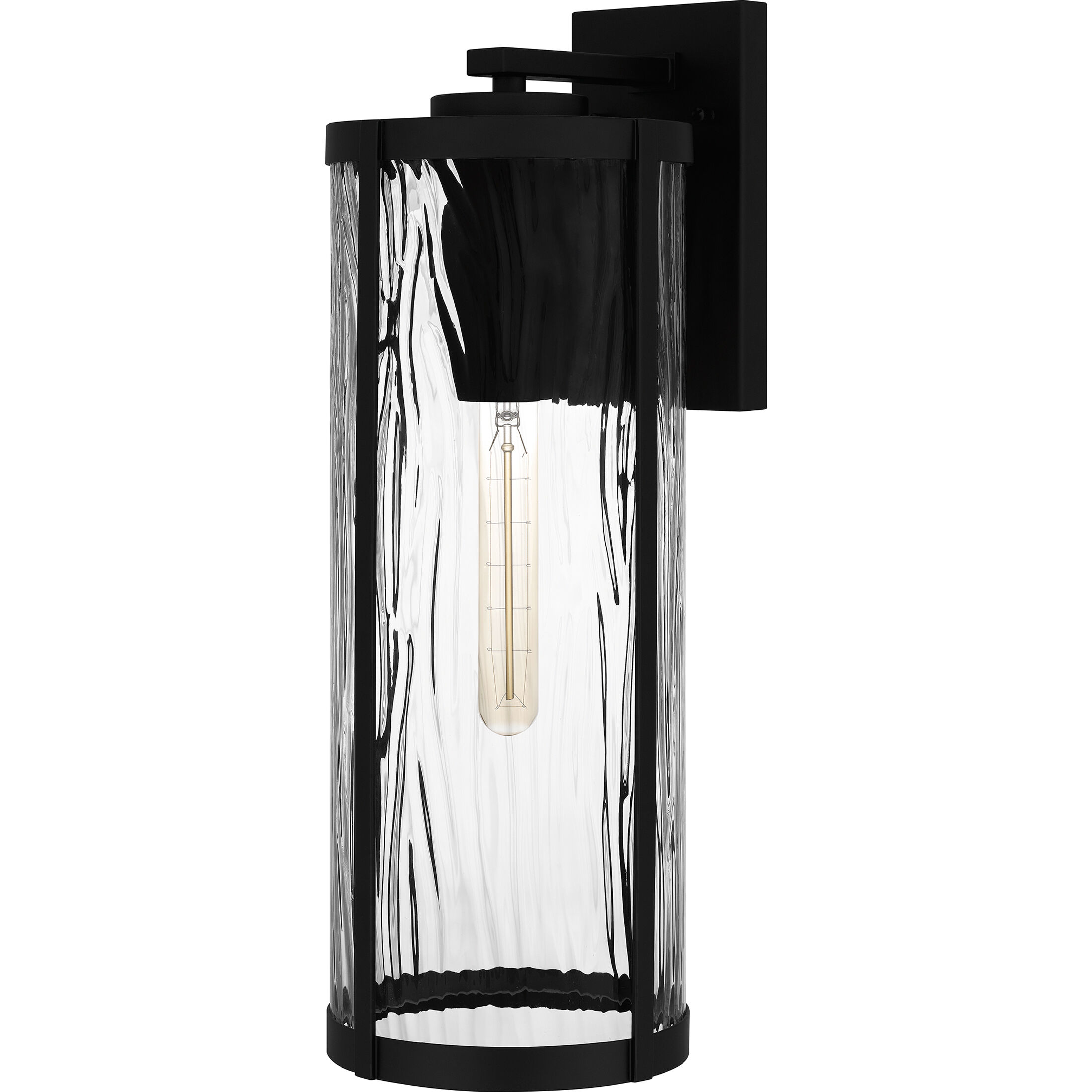 Culpo 1 Light 20 inch Matte Black Outdoor Wall Lantern