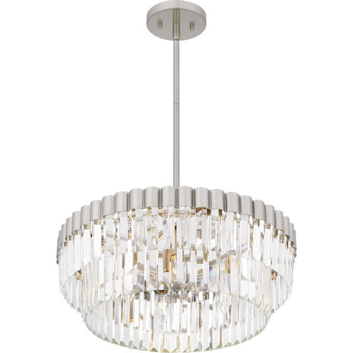 Starlight 4 Light 18.5 inch Brushed Nickel Pendant Ceiling Light, Large