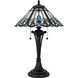 Giles 25 inch 75.00 watt Matte Black Table Lamp Portable Light, Small