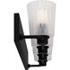Gray 4 Light 32 inch Matte Black Bath Light Wall Light, Extra Large