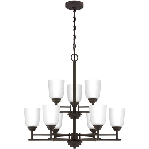 Foley 9 Light 28 inch Old Bronze Foyer Chandelier Ceiling Light