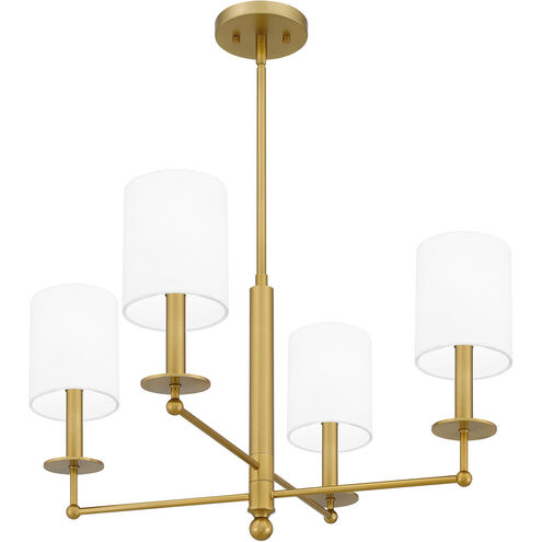Ardsley 4 Light 25 inch Aged Brass Chandelier Ceiling Light