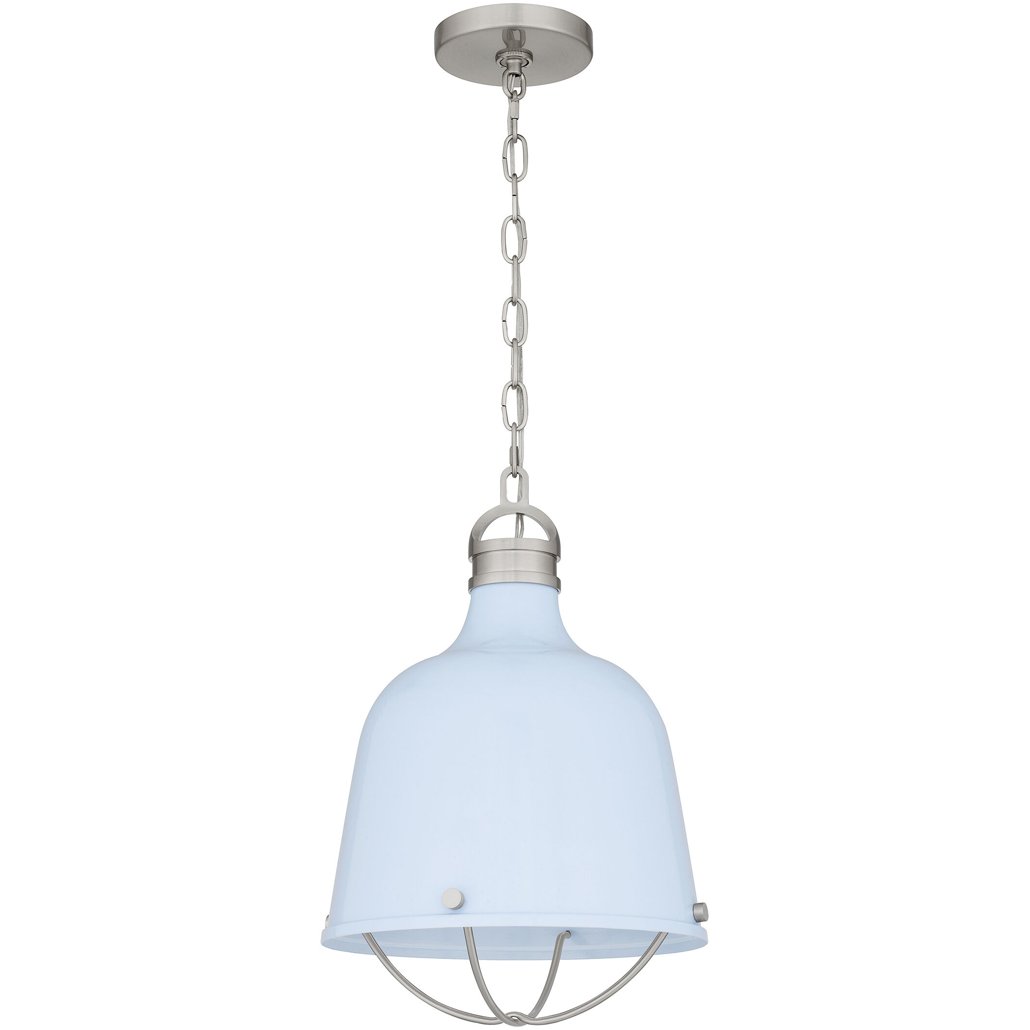 Adlington 1 Light 11.5 inch Brushed Nickel Mini Pendant Ceiling Light, Small