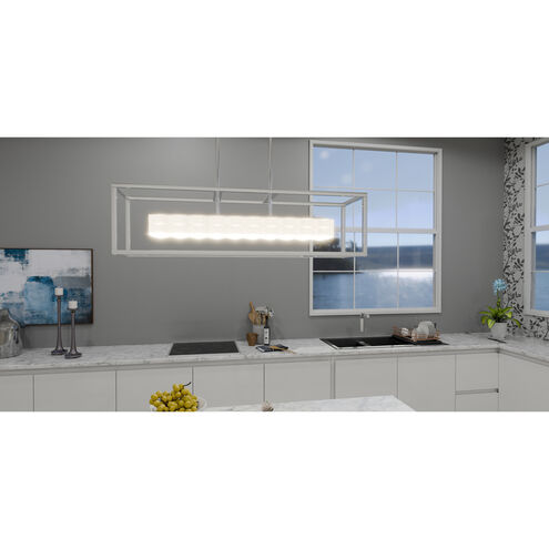 Dazzle LED 35.5 inch Polished Chrome Island Light Ceiling Light, Small