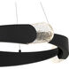 Saffron LED 24 inch Matte Black Pendant Ceiling Light, Large