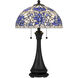 Wisteria Bloom 25.5 inch 75 watt Matte Black Table Lamp Portable Light