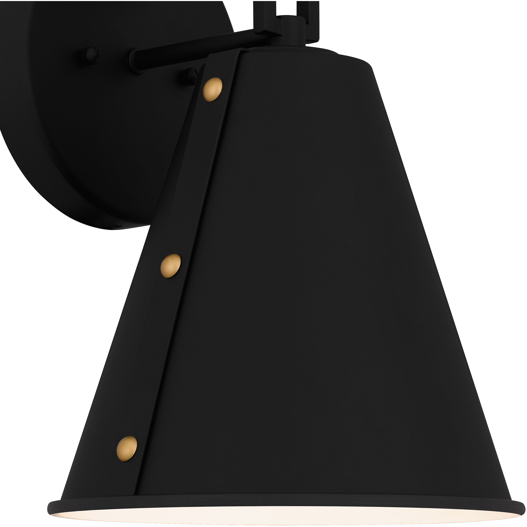 Hyde 1 Light 12 inch Matte Black Outdoor Wall Lantern