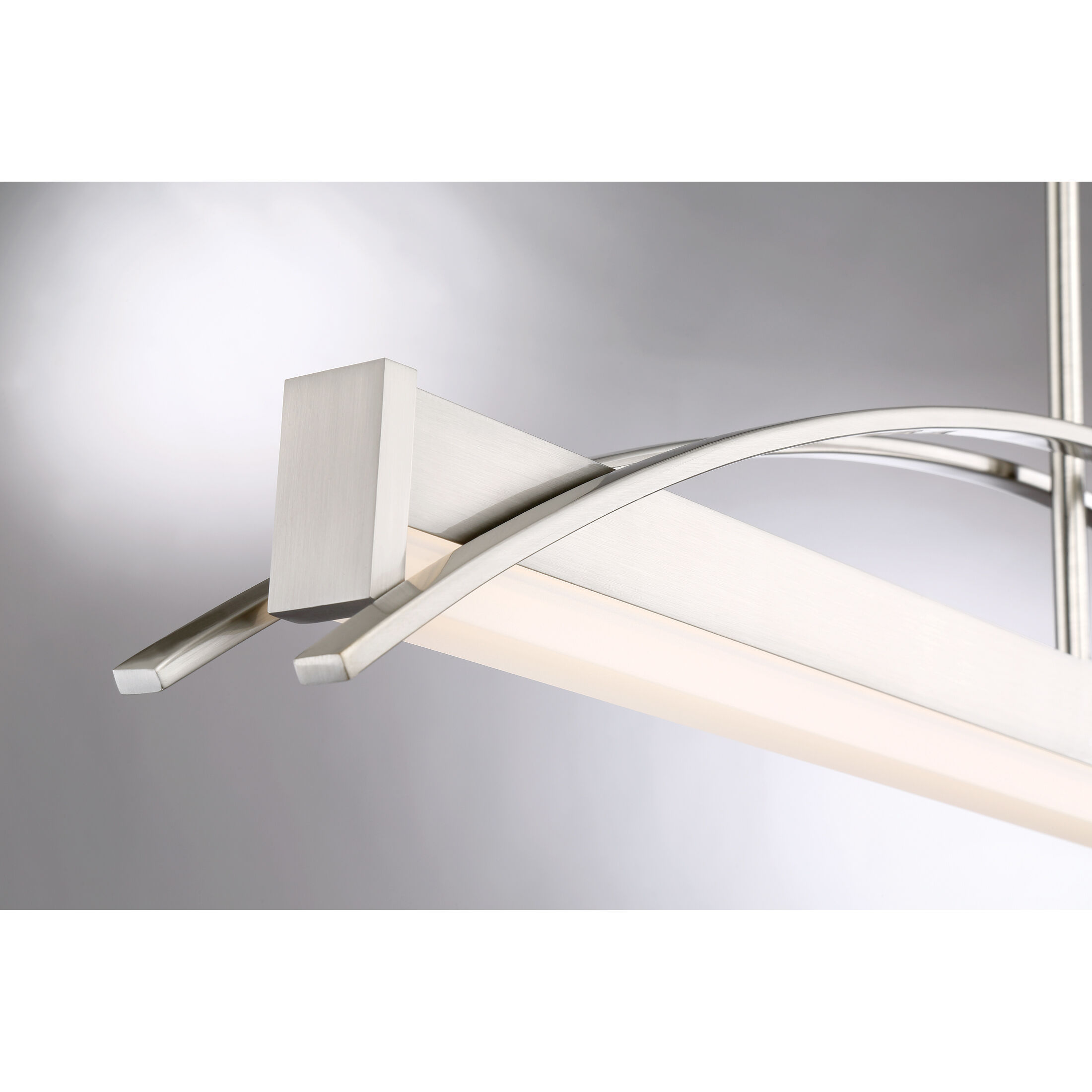 Quoizel PCSE138BN Sabre LED 39 inch Brushed Nickel Island Chandelier  Ceiling Light