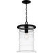 Noland 1 Light 10.5 inch Matte Black Outdoor Lantern, Large