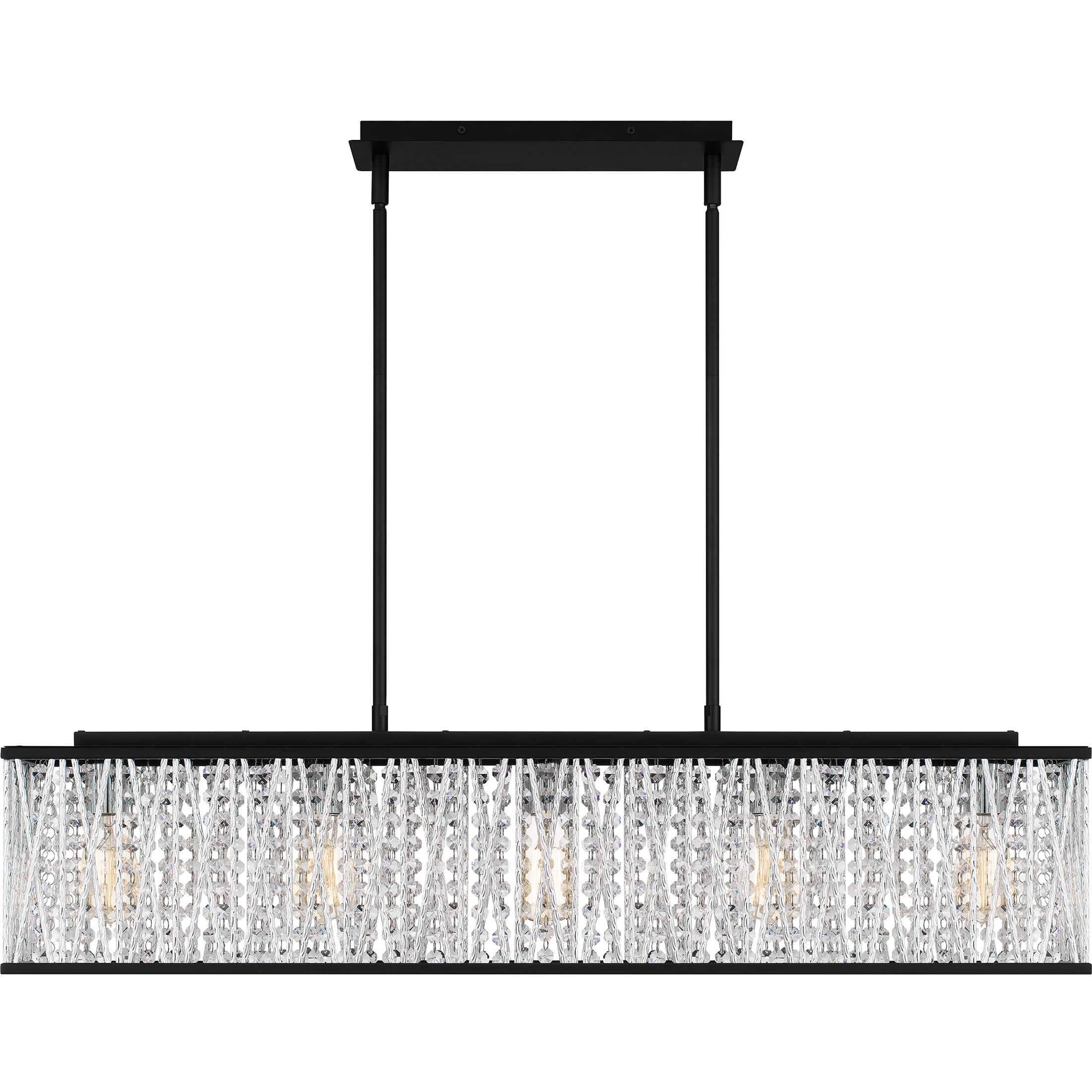 Celeste 5 Light 38 inch Matte Black Island Light Ceiling Light