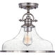 Grant 1 Light 13.50 inch Semi-Flush Mount